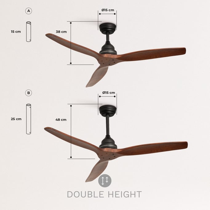WINDWOOD - Ventilador de Techo 75W Silencioso Ø132 cm, imagen de galer&iacute;a 5