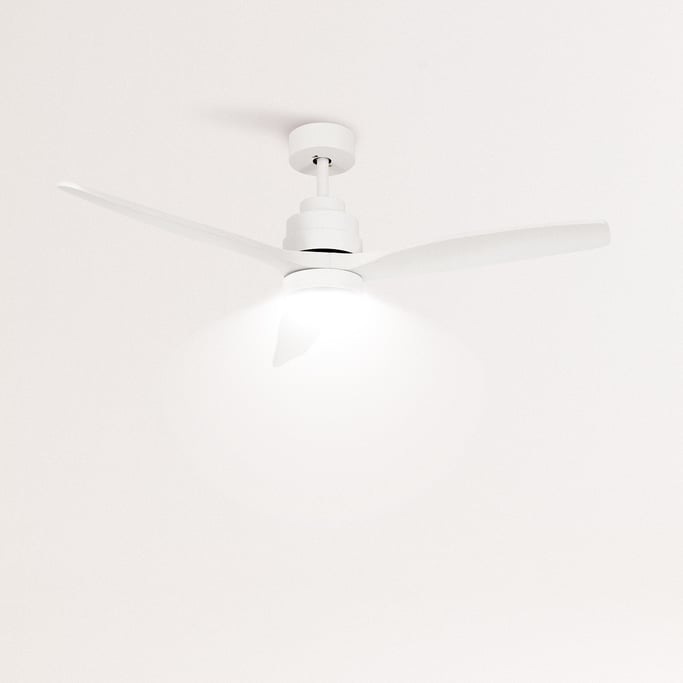 WINDLIGHT WHITE - Ventilador de Techo 40W DC Reverse con Luz , imagen de galer&iacute;a 1