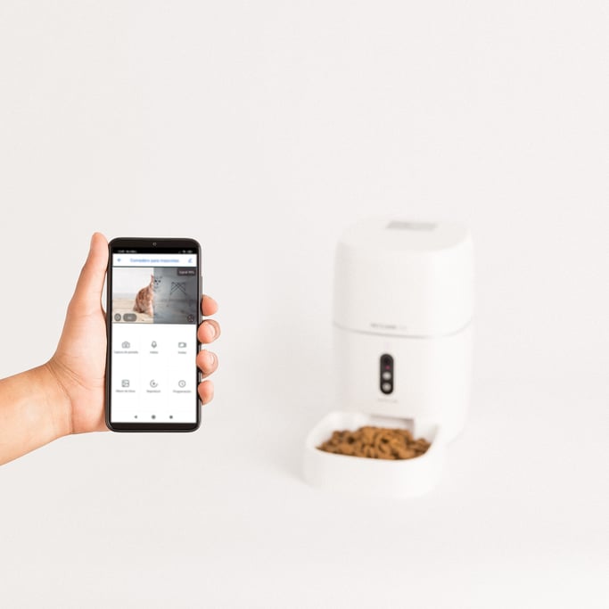 PETCARE HD - Comedero Dispensador Inteligente Automático para mascotas, imagen de galería 11