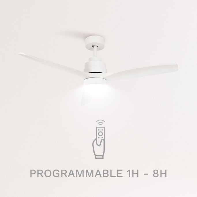 WINDLIGHT WHITE - Ventilador de Techo 40W DC Reverse con Luz , imagen de galer&iacute;a 6