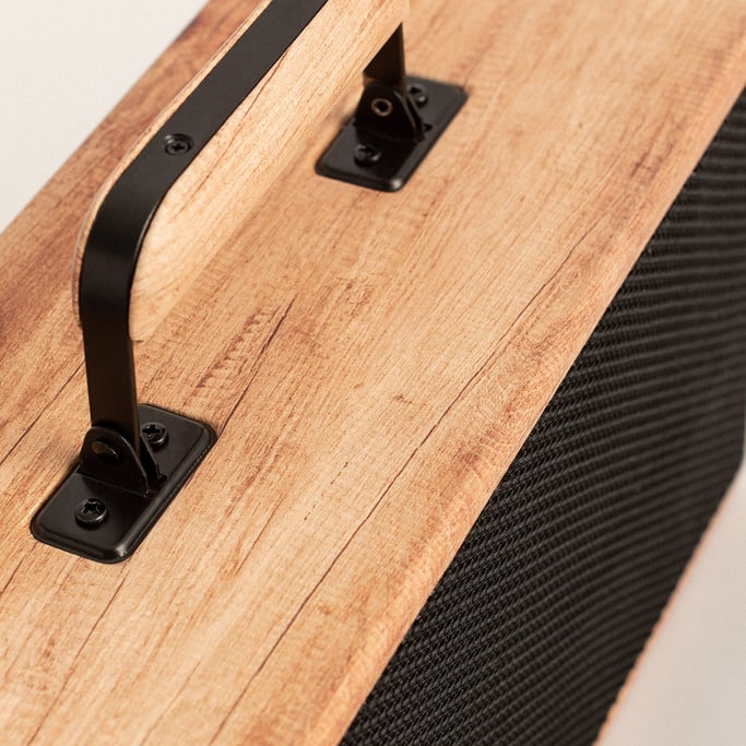 SPEAKER RETRO WOOD - Altavoz Bluetooth 5.2 y reproductor USB , imagen de galería 5