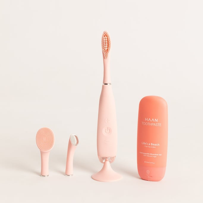 SONIC BEAUTY Cepillo eléctrico dental y facial + HAAN TOOTHPASTE Botella de pasta de dientes 55ml., imagen de galería 1