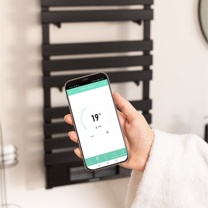 WARM TOWEL PRO 500/1500W - Toallero eléctrico con calefactor cerámico y Wifi, imagen de galer&iacute;a 14