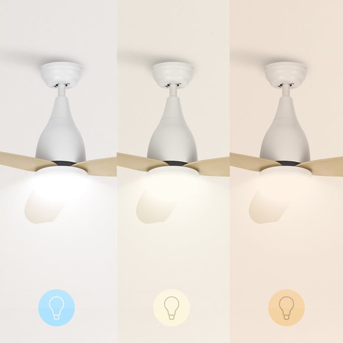 WINDLIGHT HELIX DC - Ventilador de Techo 40W Silencioso Ø112 cm, imagen de galer&iacute;a 8