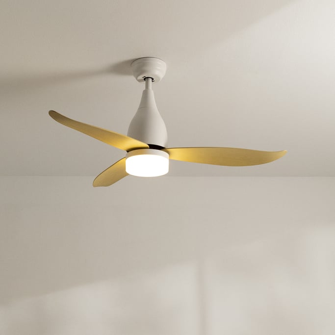 WINDLIGHT HELIX DC - Ventilador de Techo 40W Silencioso Ø112 cm, imagen de galer&iacute;a 1