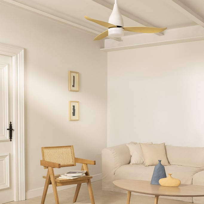 WINDLIGHT HELIX DC - Ventilador de Techo 40W Silencioso Ø112 cm, imagen de galer&iacute;a 4