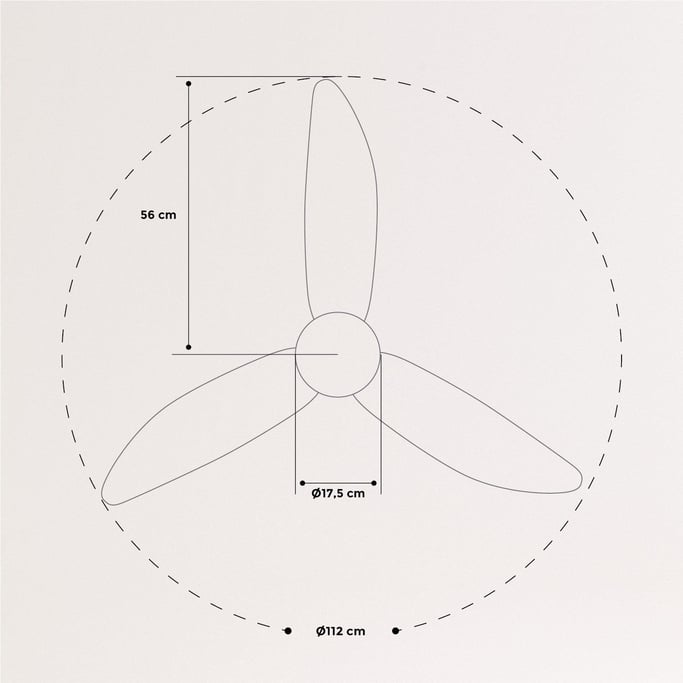 WINDLIGHT HELIX DC - Ventilador de Techo 40W Silencioso Ø112 cm, imagen de galer&iacute;a 13