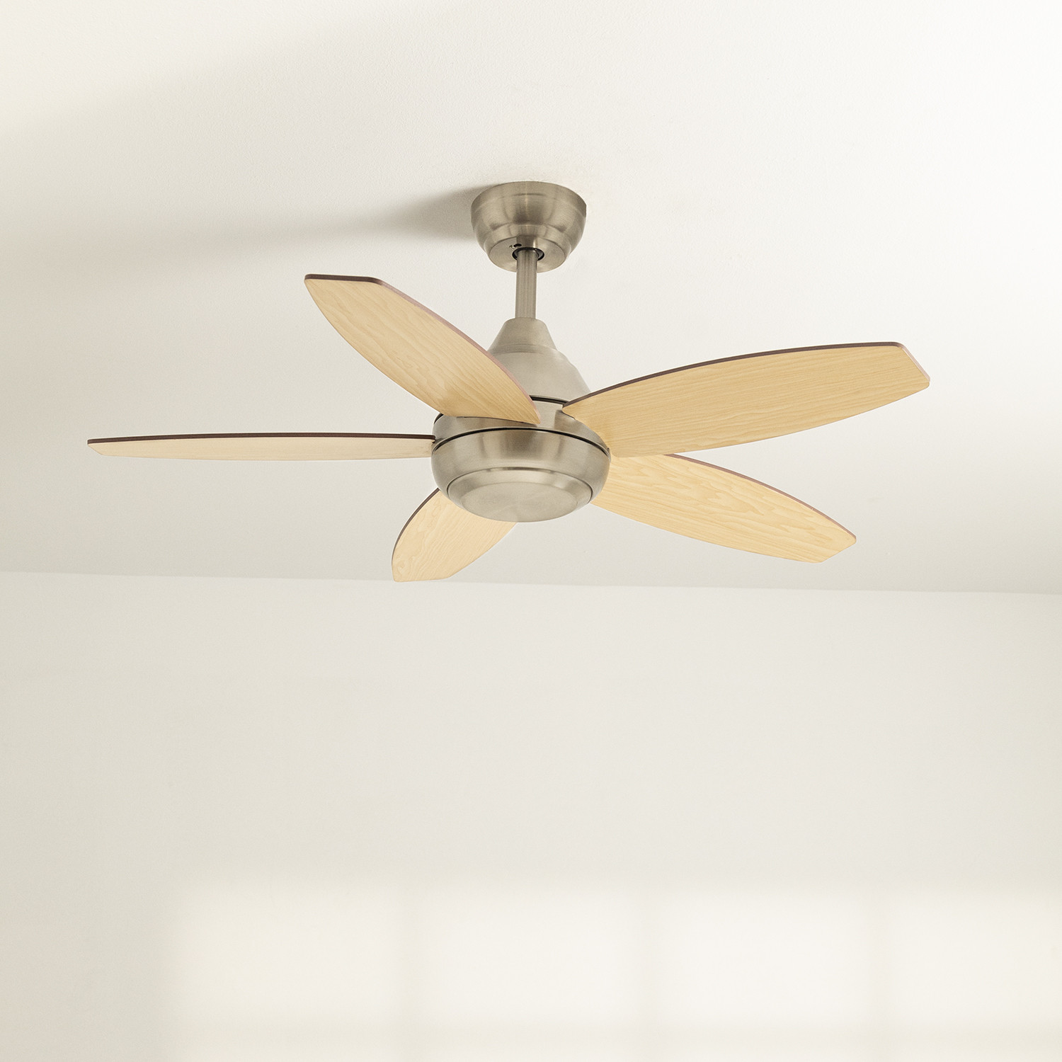 FLOWOOD STYLANCE NICKEL - Ventilador de Techo 60W Silencioso Ø107 cm -  Create