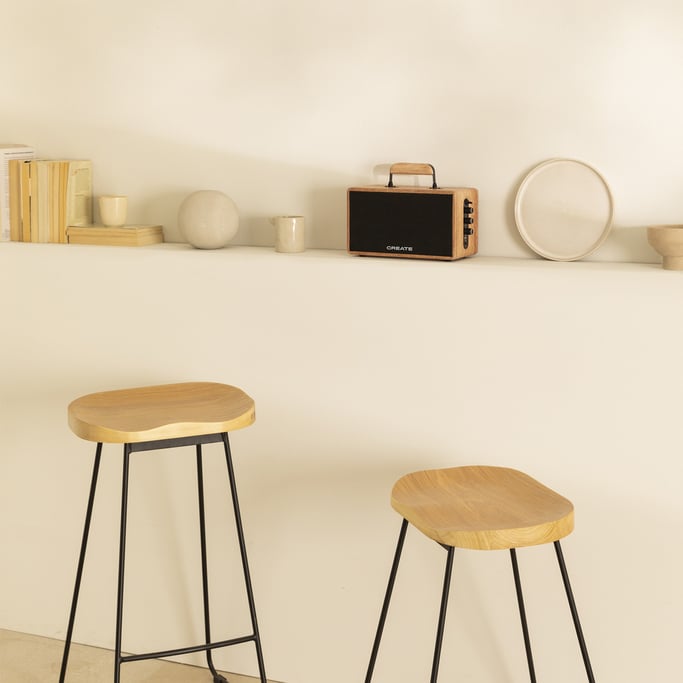 SPEAKER RETRO WOOD - Altavoz Bluetooth 5.2 y reproductor USB , imagen de galería 15