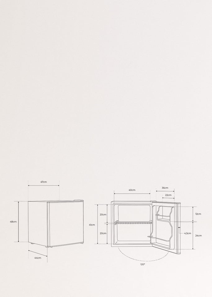 Secret Cool Mini frigo Minibar, Classe energetica G