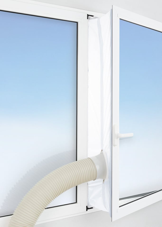 Kit de extracción y aislamiento de ventanas abatibles para aires acondicionados portátiles, imagen de galería 1