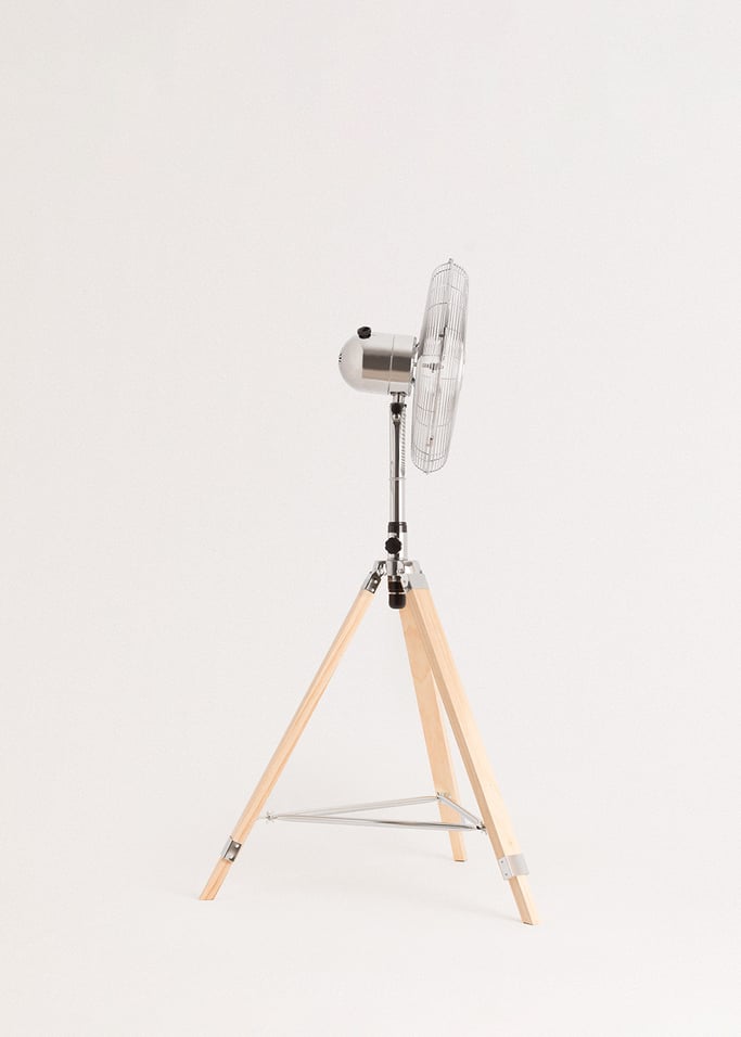 AIR STAND WOOD - Ventilador de pie oscilante 50W estilo retro - Create
