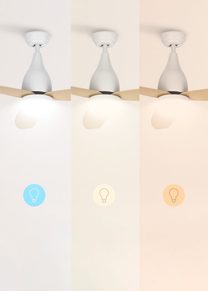 WIND HELIX - Ventilador de techo 40W silencioso Ø112 cm, imagen de galería 6