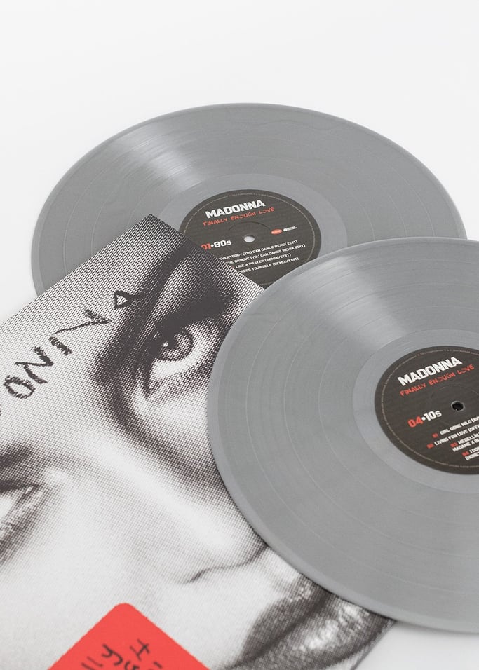 MADONNA  FINALLY ENOUGH LOVE  2 LP. ED. LIMITADA. VINILOS TRANSPARENTES -  Tienda de discos y vinilos online, Discos Deluxe