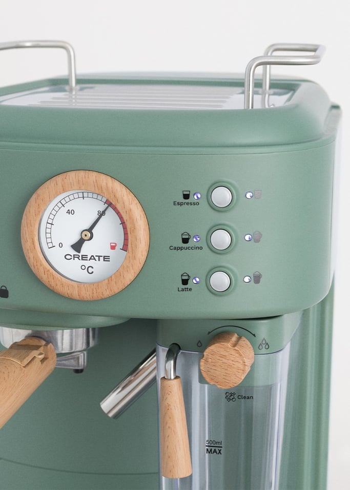 Pack THERA RETRO PRO Cafetera express semiautomática + MILL PRO Molinillo de café y especias, imagen de galer&iacute;a 3