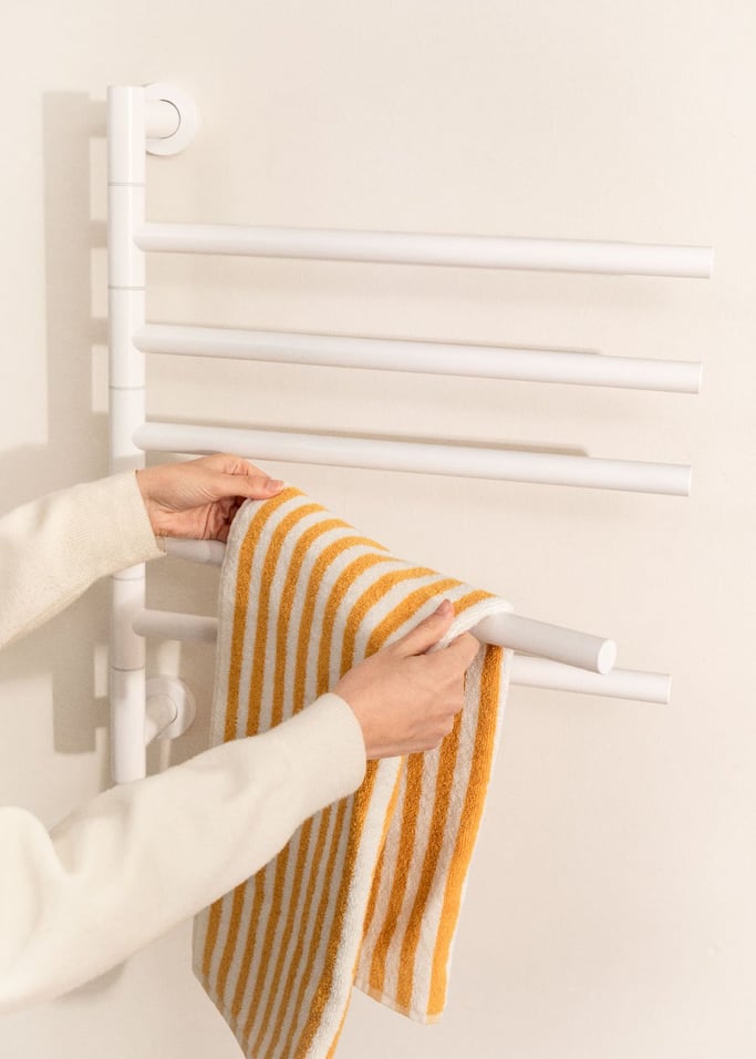 WARM TOWEL MINIMAL - Toallero eléctrico 80W con barras giratorias 180º, imagen de galería 3