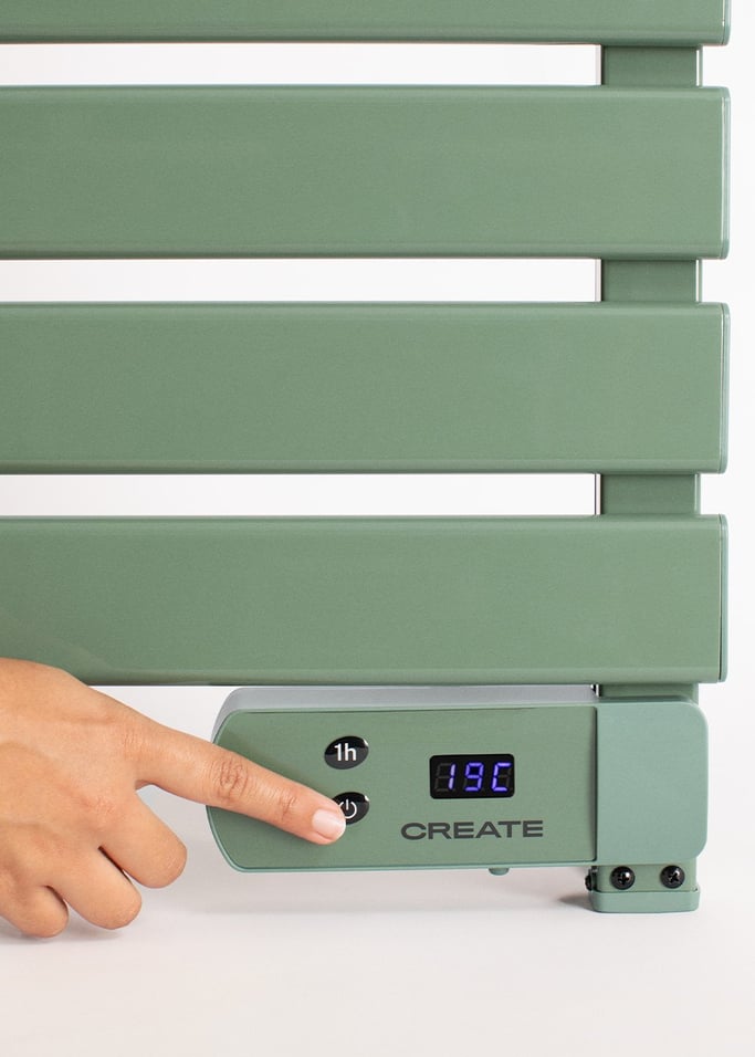 WARM TOWEL - Toallero eléctrico de suelo o pared 500W, imagen de galería 6