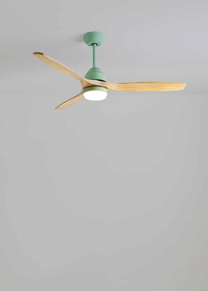 WIND CUP - Ventilador de techo 40W silencioso Ø132 cm con luz LED de 15W, imagen de galería 2