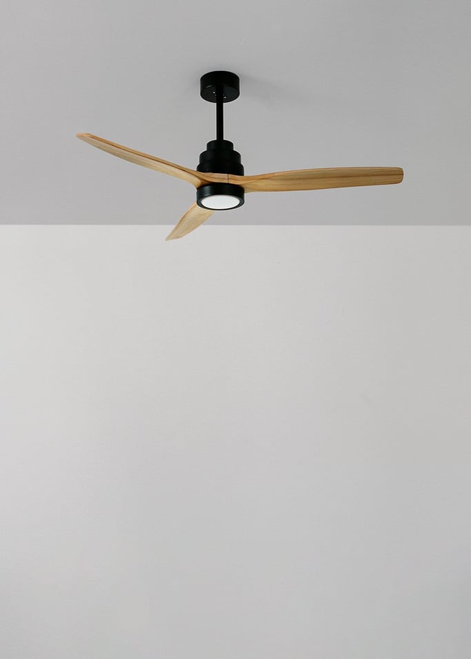 WIND STYLANCE - Ventilador de techo 40W silencioso Ø132 cm 100% madera, imagen de galería 2