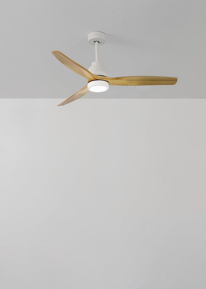 WIND STYLANCE - Ventilador de techo 40W silencioso Ø132 cm 100% madera, imagen de galería 2