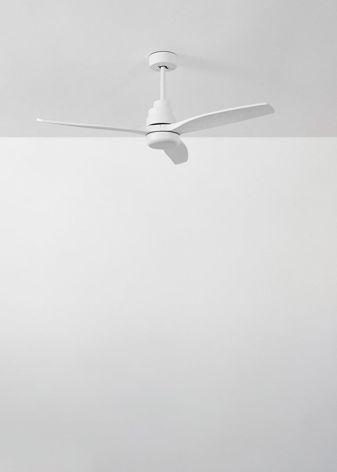 WIND STYLANCE - Ventilador de techo 40W silencioso Ø132 cm 100% madera, imagen de galería 2