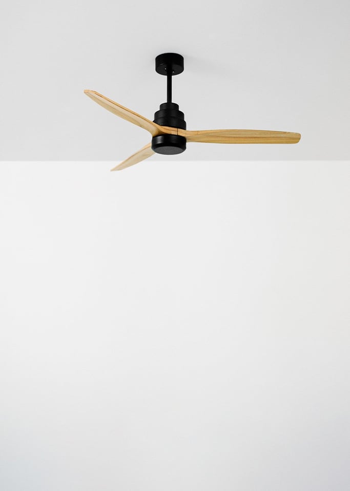 WIND STYLANCE - Ventilador de techo 40W silencioso Ø132 cm 100% madera, imagen de galería 2