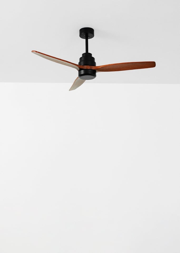 WIND STYLANCE - Ventilador de techo 40W silencioso Ø132 cm 100% madera, imagen de galería 2