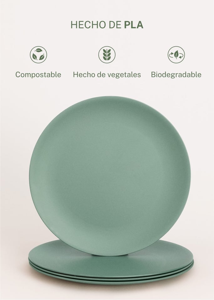 KITCHENWARE OUTDOOR ECO - Set de 4 platos para exterior, imagen de galería 3