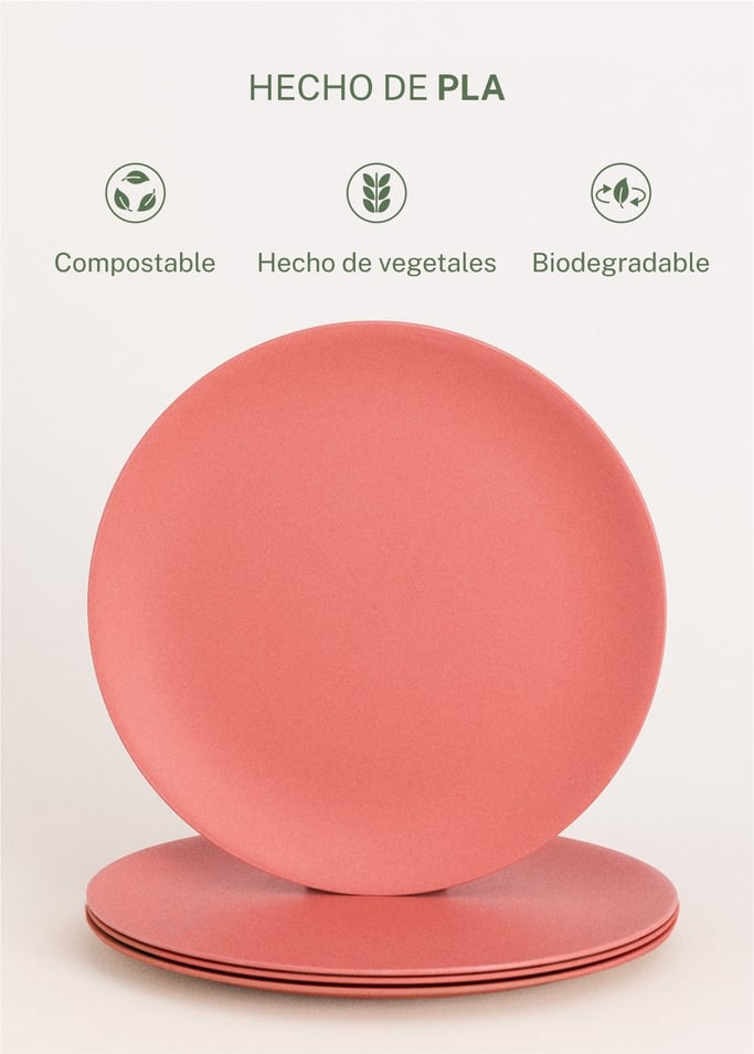 KITCHENWARE OUTDOOR ECO - Set de 4 platos para exterior, imagen de galería 3