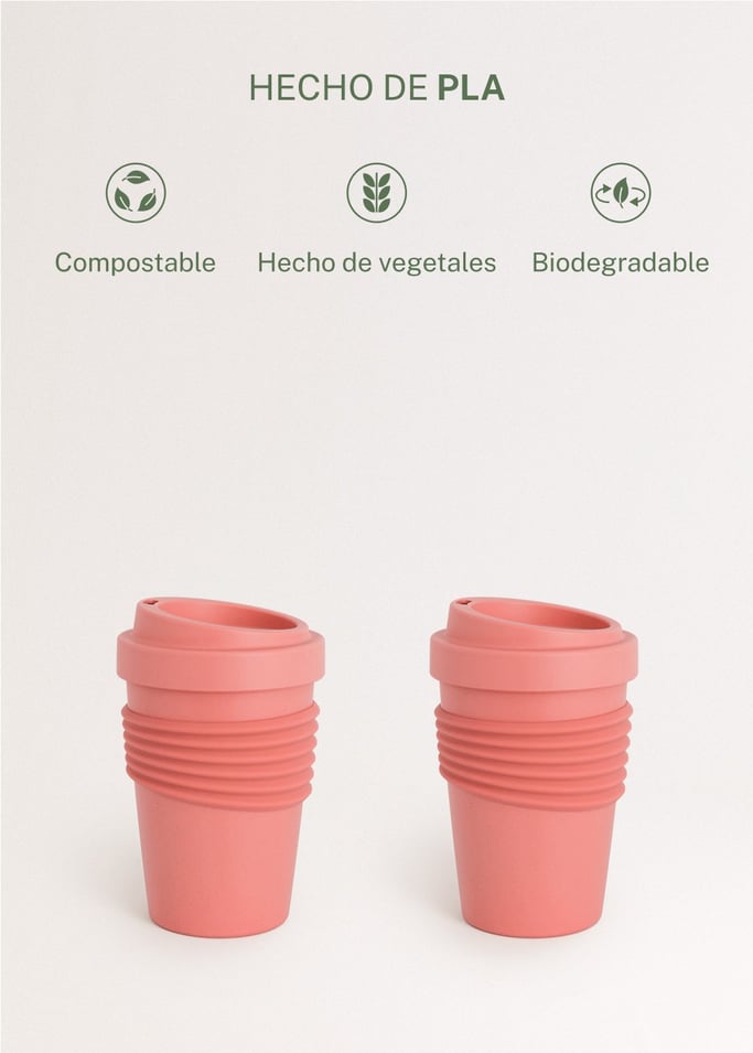 KITCHENWARE OUTDOOR ECO - Vaso con tapa para café de material reciclado, imagen de galería 1