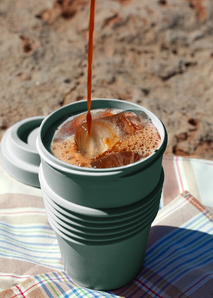 KITCHENWARE OUTDOOR ECO - Vaso con tapa para café de material reciclado, imagen de galería 6