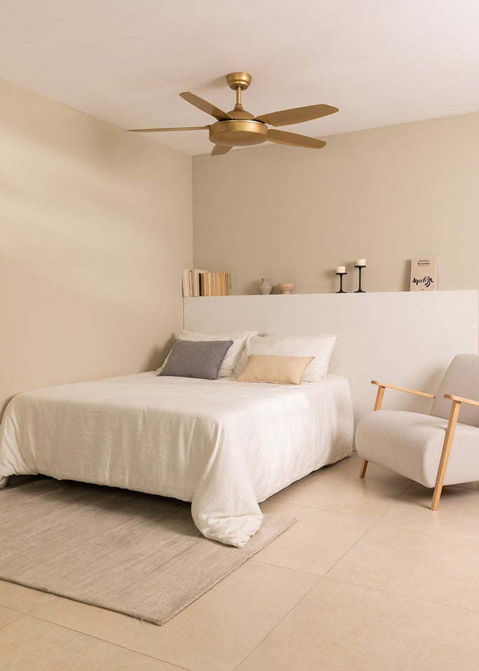 WIND FLAT - Ventilador techo 40W silencioso Ø132 cm , imagen de galería 2