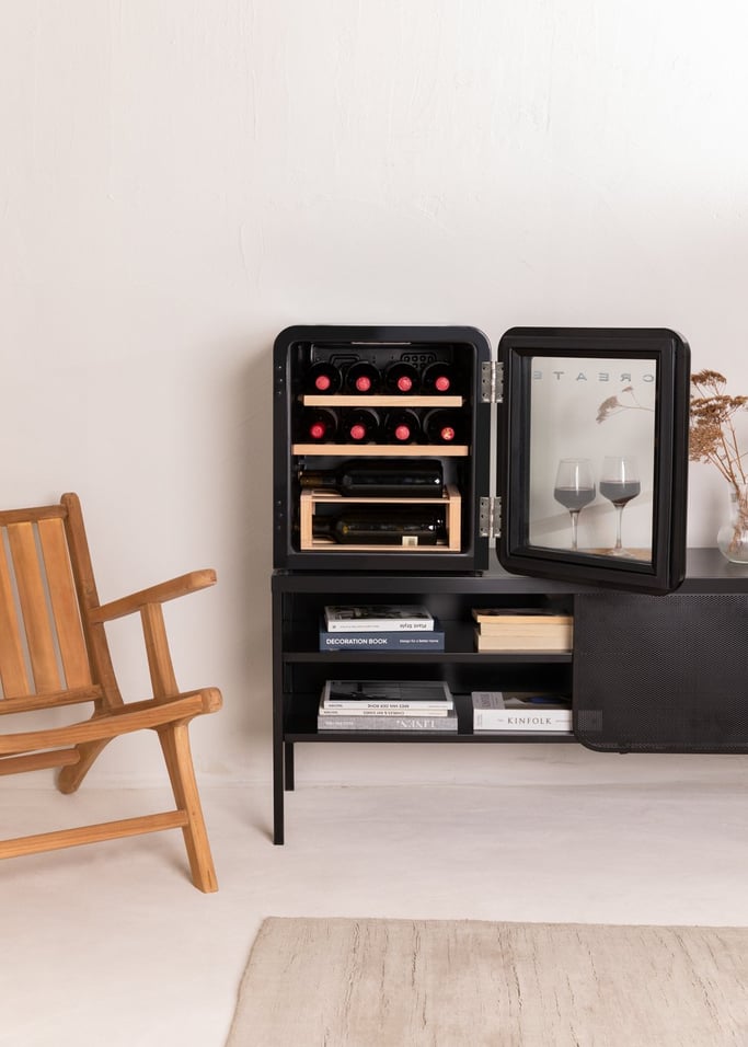 WINECOOLER RETRO - Vinoteca eléctrica de estilo retro para 12, 45 o 76 botellas, imagen de galería 4