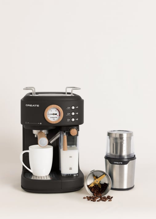 Comprar Pack THERA RETRO PRO Cafetera express semiautomática + MILL PRO Molinillo de café y especias