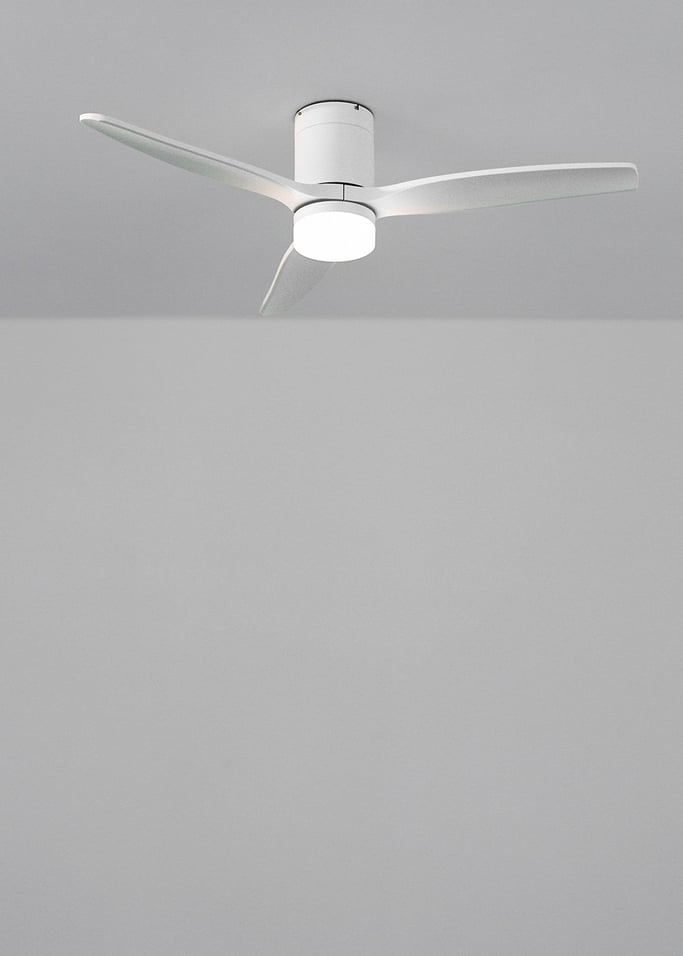 WIND CALM PATIO - Ventilador de techo para exteriores 40W Ø132 cm con luz LED de 15W, imagen de galería 2