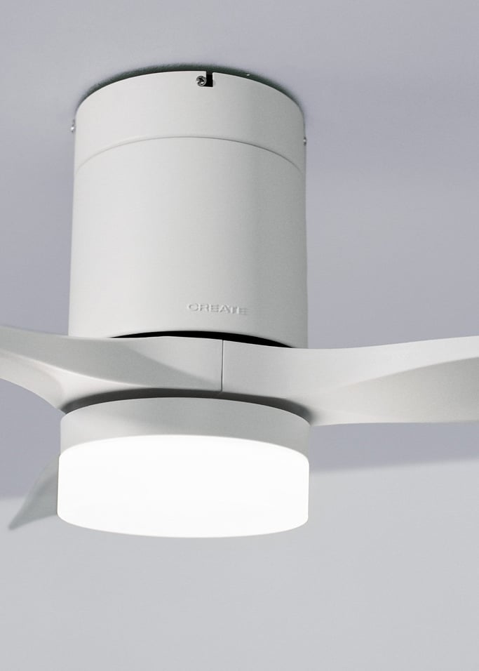 WIND CALM PATIO - Ventilador de techo para exteriores 40W Ø132 cm con luz LED de 15W, imagen de galer&iacute;a 6