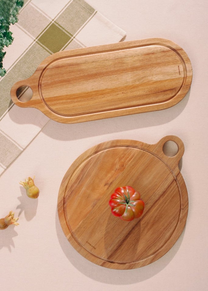 KITCHENWARE ESSENTIALS - Tablas de cortar de madera de acacia, imagen de galería 1