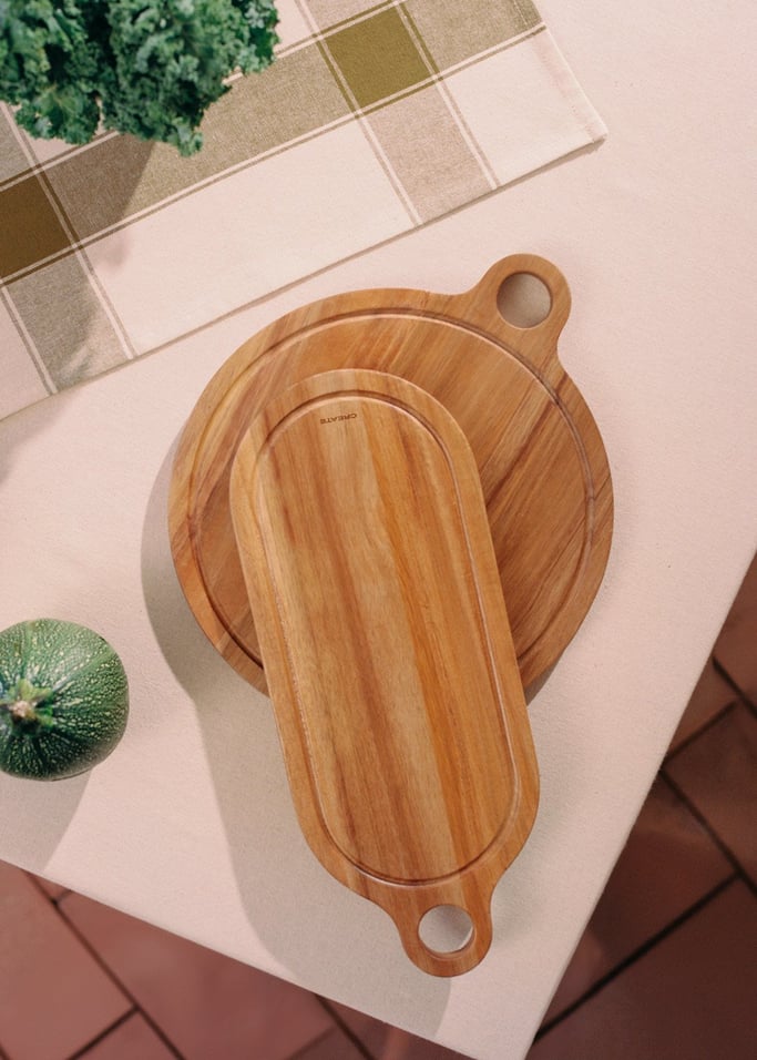 KITCHENWARE ESSENTIALS - Tablas de cortar de madera de acacia, imagen de galería 2
