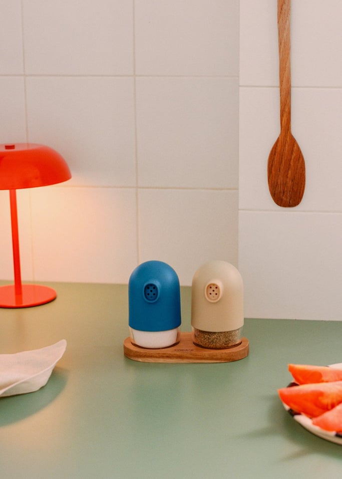 KITCHENWARE STUDIO - Salero y pimentero con base, imagen de galería 1