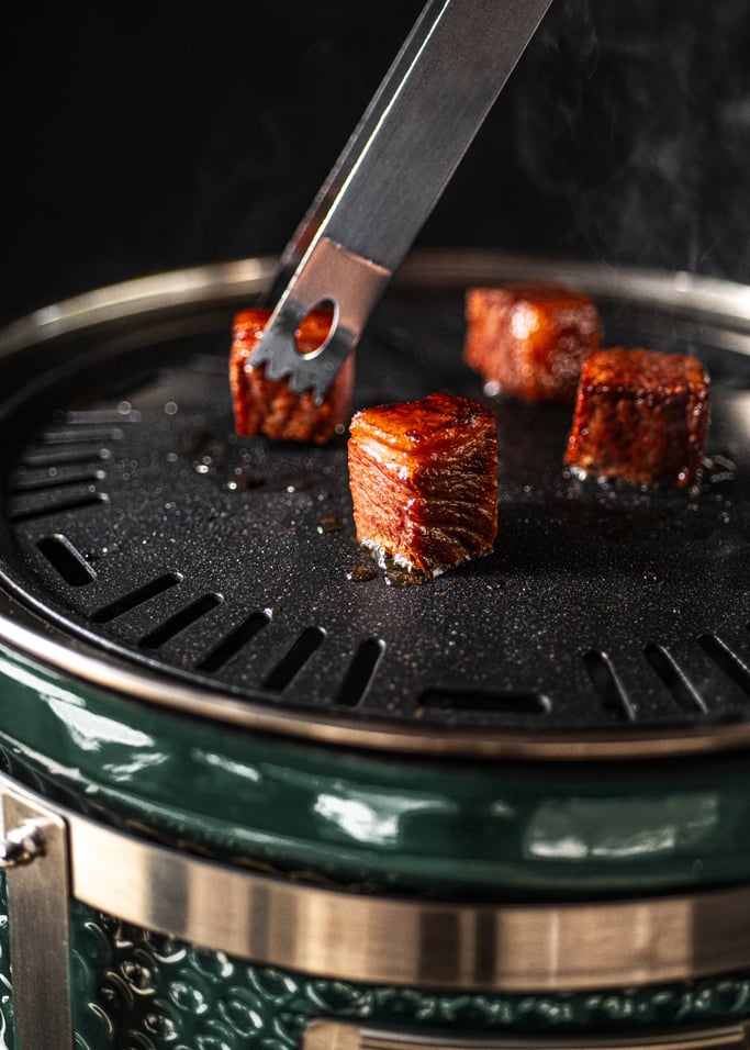 BBQ KAMADO HIBACHI - Barbacoa redonda con grill y plancha, imagen de galería 3