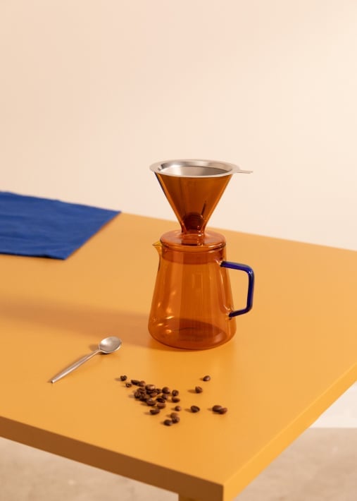 Comprar AMBAR COLLECTION - Cafetera 670 y 500ml de vidrio de borosilicato