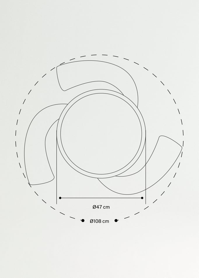 WIND CLEAR - Ventilador de techo 40W silencioso aspas retráctiles con luz LED varios tamaños, imagen de galer&iacute;a 9