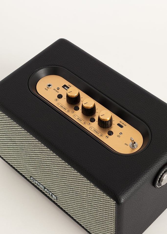 SPEAKER RETRO - Altavoz portátil con Bluetooth, USB y AUX, imagen de galería 6