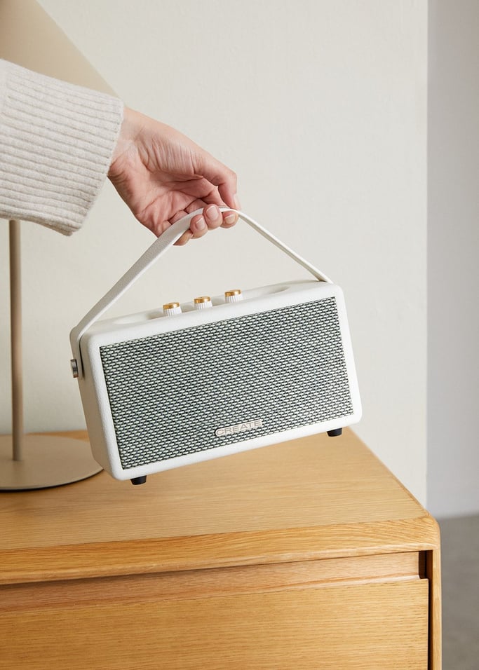 SPEAKER RETRO - Altavoz portátil con Bluetooth, USB y AUX, imagen de galería 4