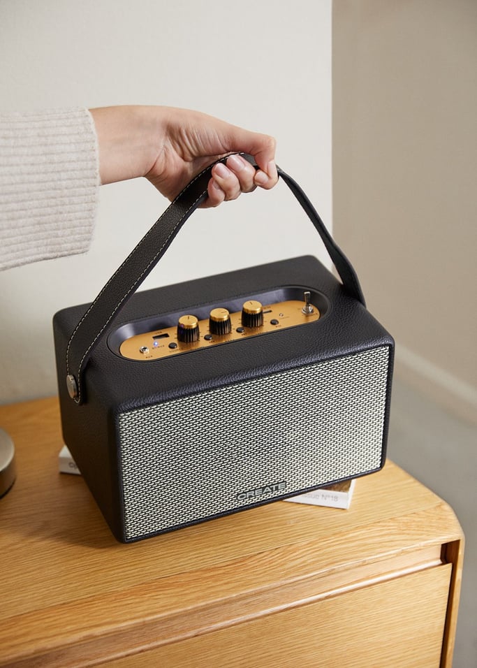 SPEAKER RETRO - Altavoz portátil con Bluetooth, USB y AUX, imagen de galería 4