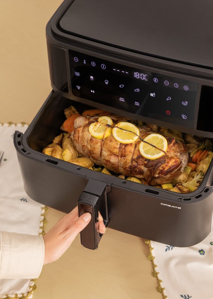 AIR FRYER DUAL - Freidora de aire 10 L con separador, imagen de galería 4