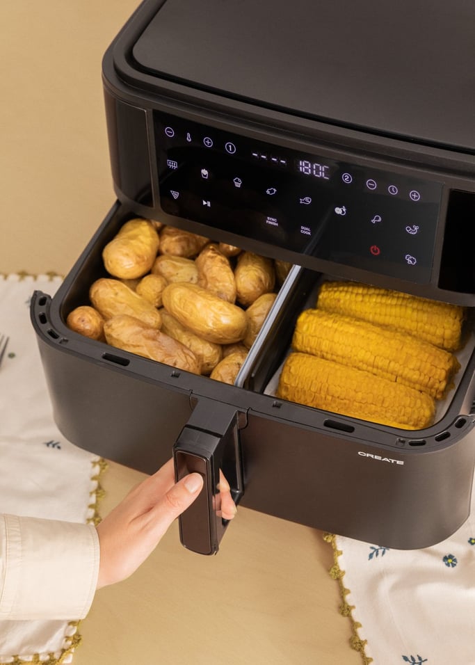 AIR FRYER DUAL - Freidora sin aceite 10 L con separador, imagen de galería 2