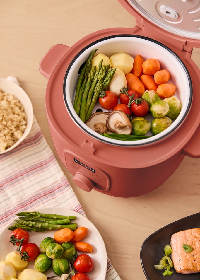 RICE COOKER STUDIO - Arrocera eléctrica multifunción con cesta vaporera, imagen de galería 4