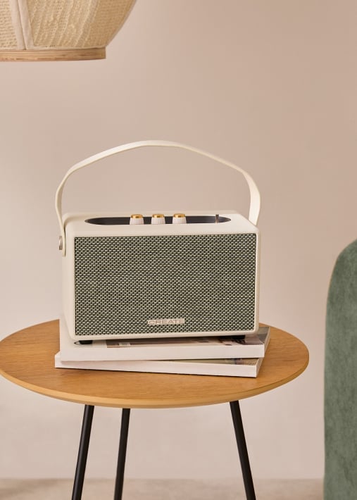 Comprar SPEAKER RETRO - Altavoz portátil con Bluetooth, USB y AUX