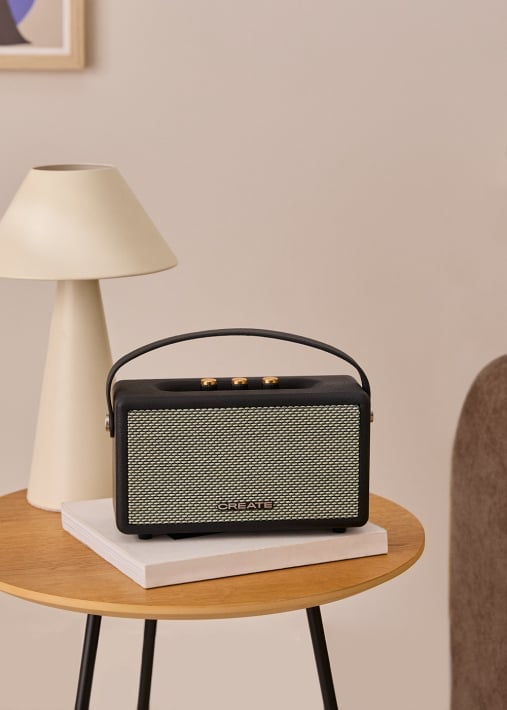 Comprar SPEAKER RETRO - Altavoz portátil con Bluetooth, USB y AUX